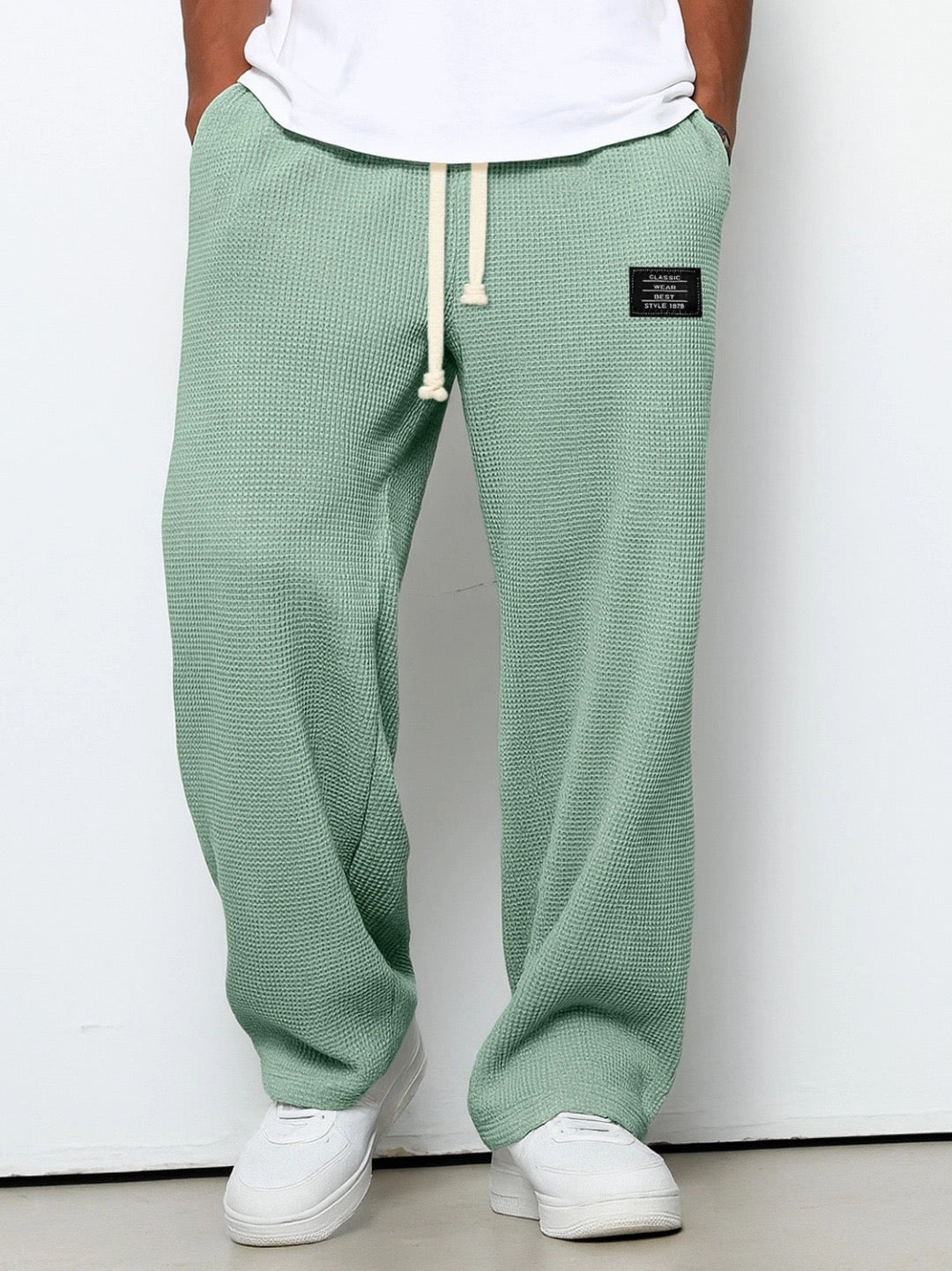 Pantaloni uomo ampi con coulisse