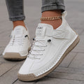 Sneaker da donna in pelle senza lacci