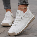 Sneaker da donna in pelle senza lacci