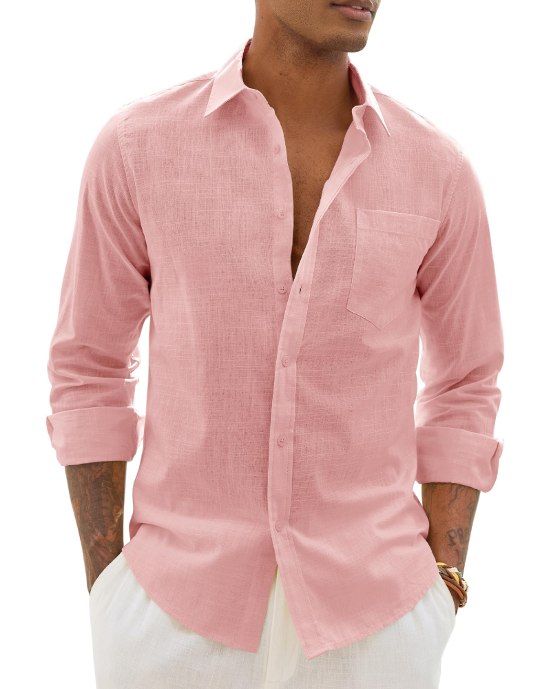 Tommaso | Camicia Uomo Casual a Maniche Lunghe