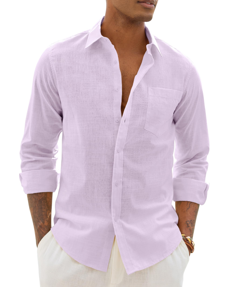 Tommaso | Camicia Uomo Casual a Maniche Lunghe