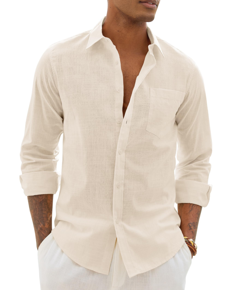 Tommaso | Camicia Uomo Casual a Maniche Lunghe