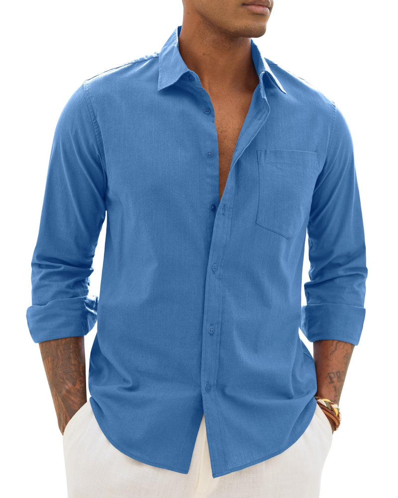 Tommaso | Camicia Uomo Casual a Maniche Lunghe