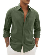Tommaso | Camicia Uomo Casual a Maniche Lunghe