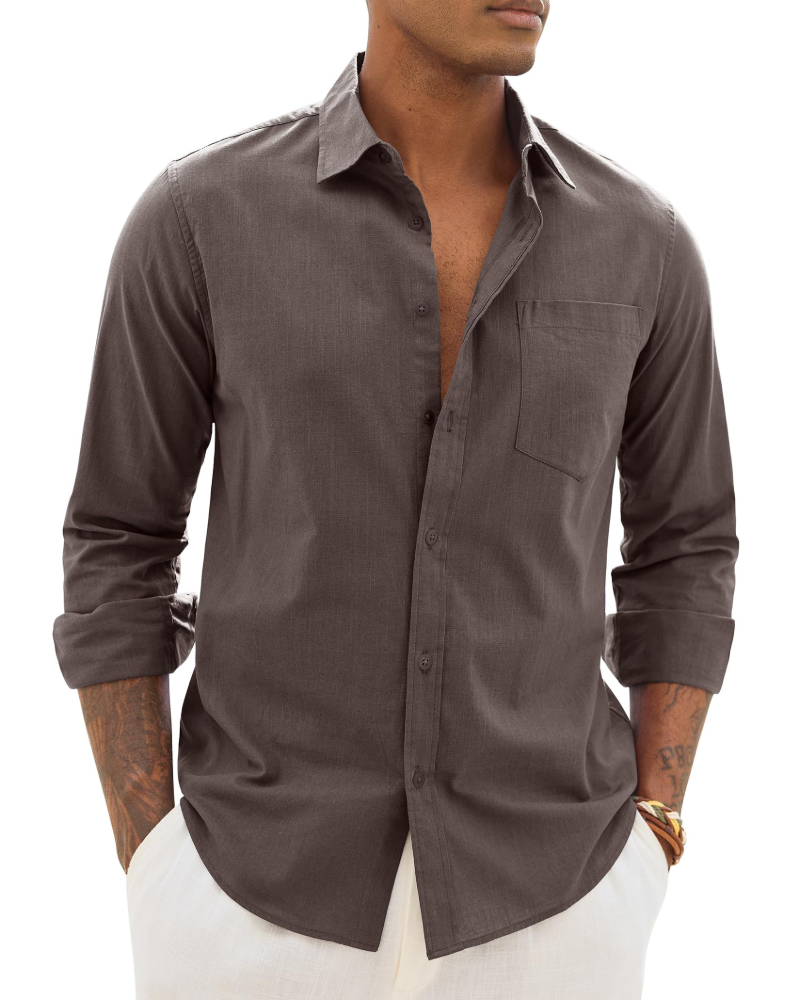 Tommaso | Camicia Uomo Casual a Maniche Lunghe