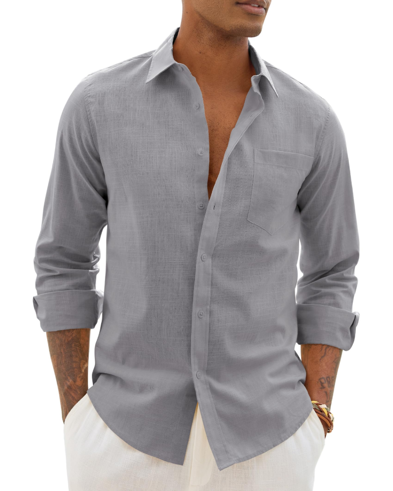 Tommaso | Camicia Uomo Casual a Maniche Lunghe