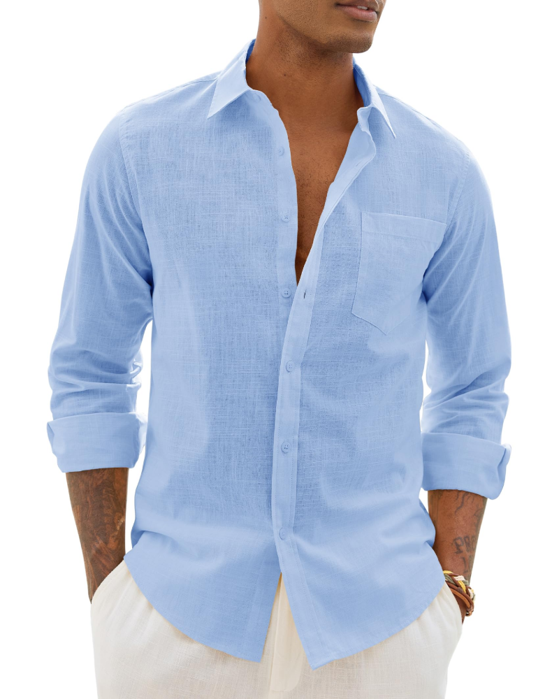 Tommaso | Camicia Uomo Casual a Maniche Lunghe