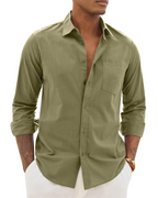Tommaso | Camicia Uomo Casual a Maniche Lunghe