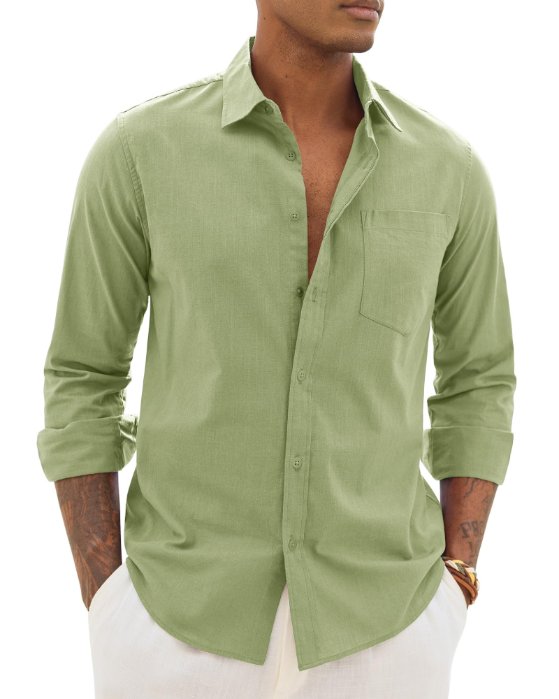 Tommaso | Camicia Uomo Casual a Maniche Lunghe