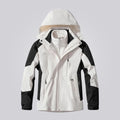 Giacca 3 in 1 da donna impermeabile con cappuccio