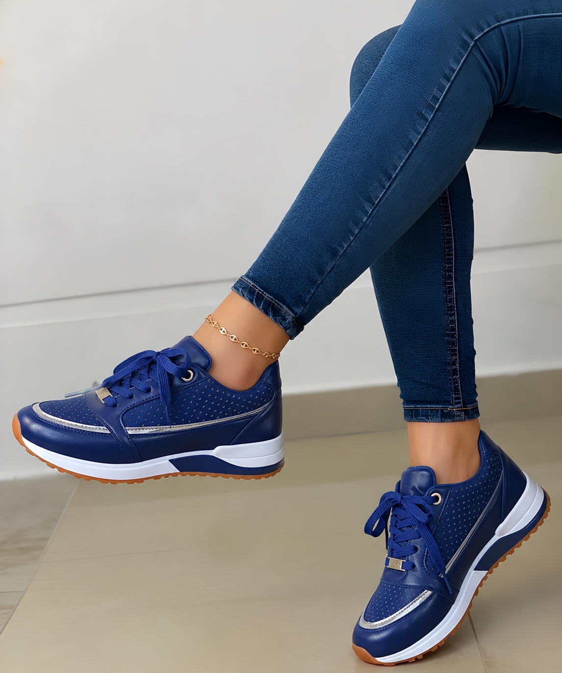 Sneaker donna ammortizzate con suola antiscivolo