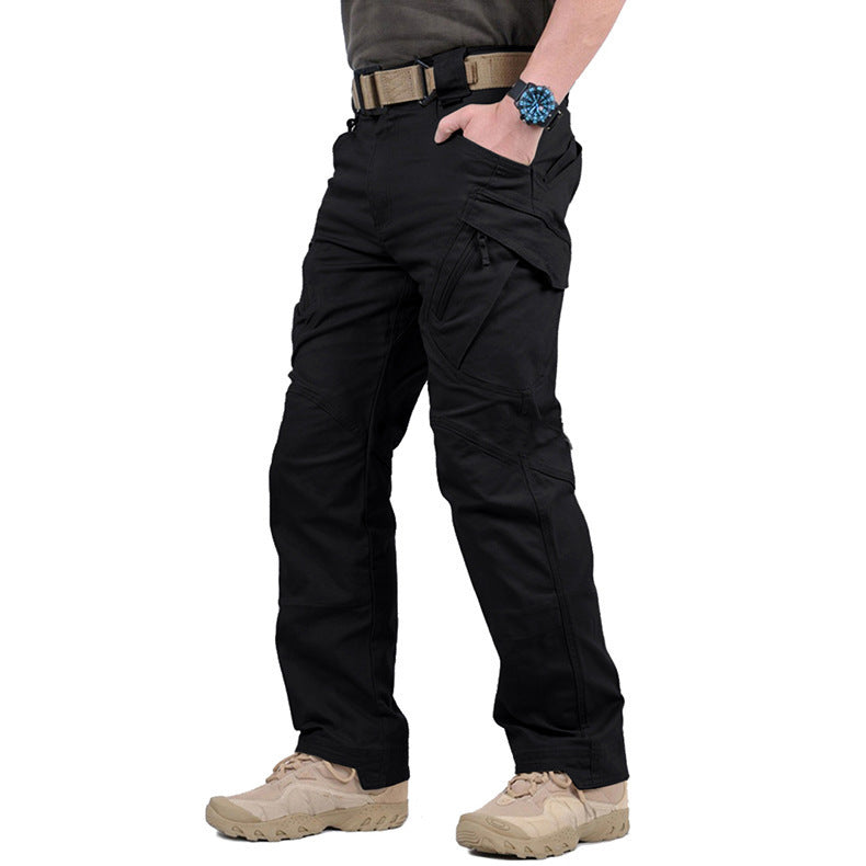 Pantaloni cargo uomo per il trekking con ginocchia rinforzate