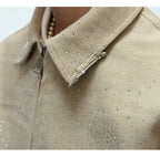 Matteo | Completo Uomo Glitter con Giacca Zip e Pantaloni