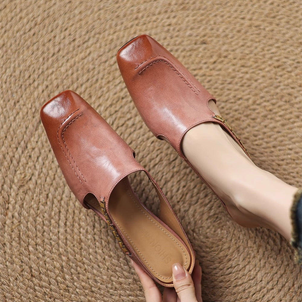 Mules donna con catena decorativa