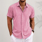 Davide | Camicia Uomo Classica con Colletto e Bottoni