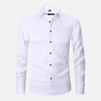 Camicia uomo no stiro elasticizzata