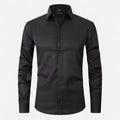 Camicia uomo no stiro elasticizzata