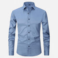 Camicia uomo no stiro elasticizzata