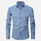 Camicia uomo no stiro elasticizzata