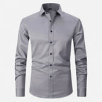 Camicia uomo no stiro elasticizzata