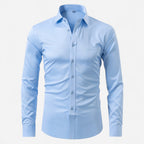 Camicia uomo no stiro elasticizzata