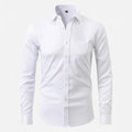 Camicia uomo no stiro elasticizzata