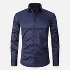 Camicia uomo no stiro elasticizzata