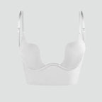 Reggiseno push up donna con spalline trasparenti