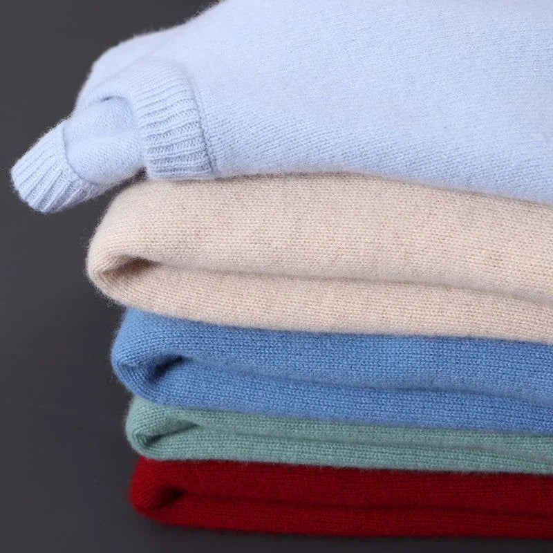 Maglione uomo in cashmere girocollo