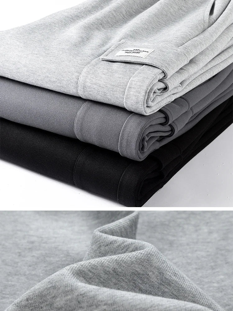 Pantaloni jogging uomo con tasca cargo e gamba ampia