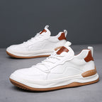Sneaker uomo con suola alta e linguetta imbottita