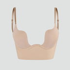 Reggiseno push up donna con spalline trasparenti
