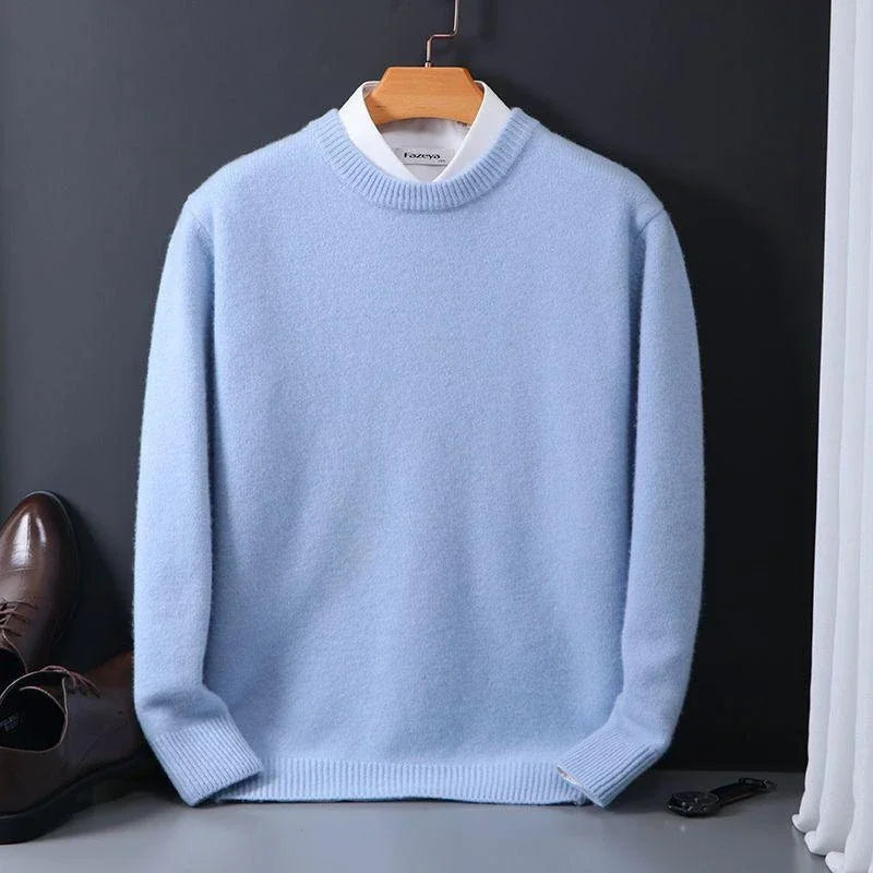 Maglione uomo in cashmere girocollo