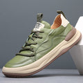 Sneaker uomo con suola alta e linguetta imbottita