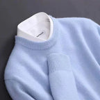 Maglione uomo in cashmere girocollo