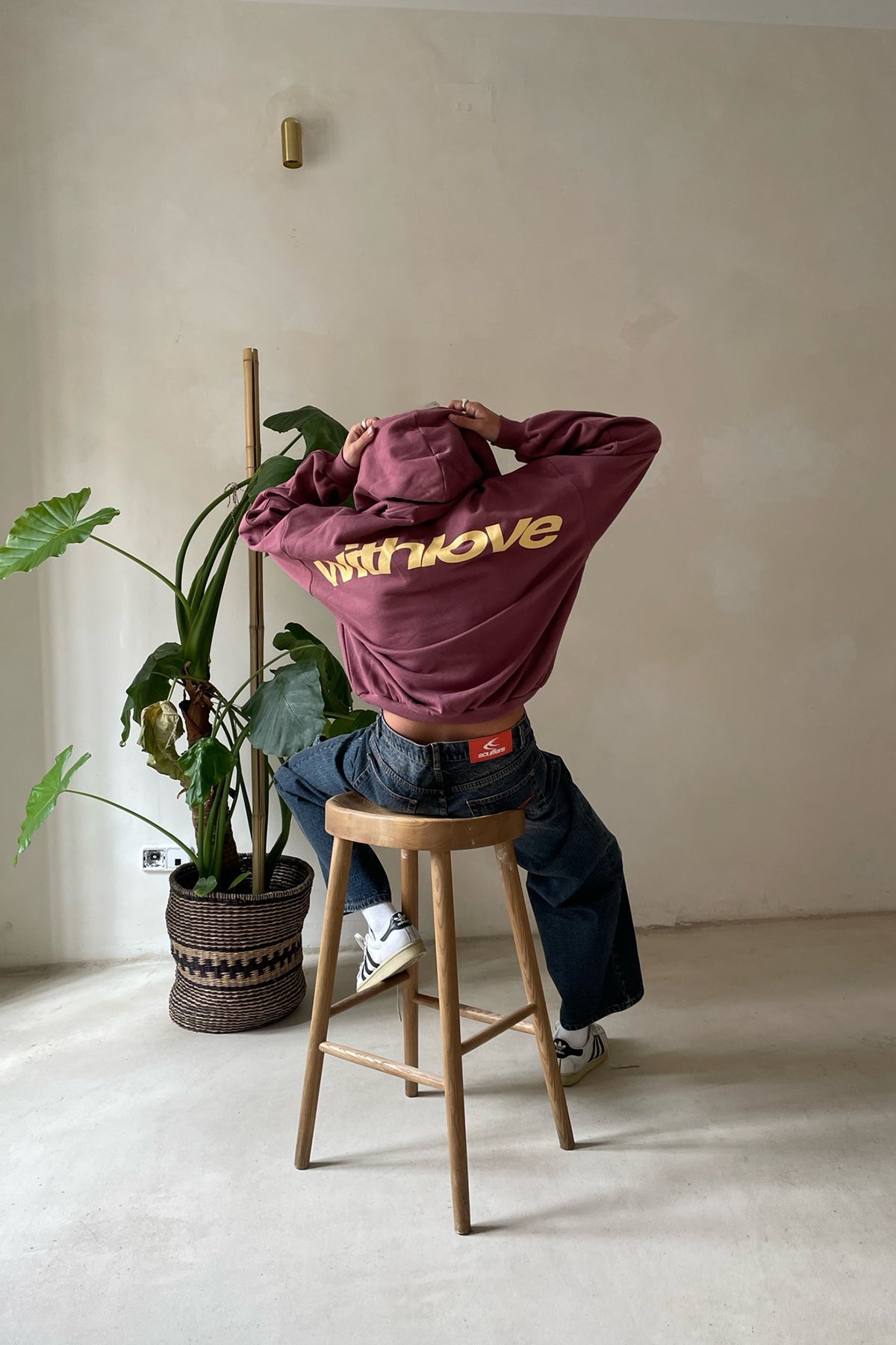 Felpa unisex con cappuccio e grafica