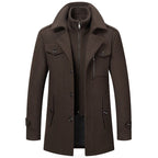 Cappotto uomo 2 in 1 con giacca interna