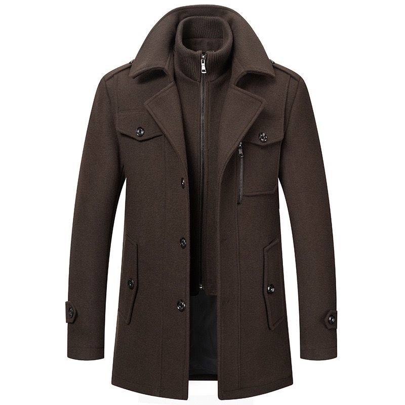 Cappotto uomo 2 in 1 con giacca interna
