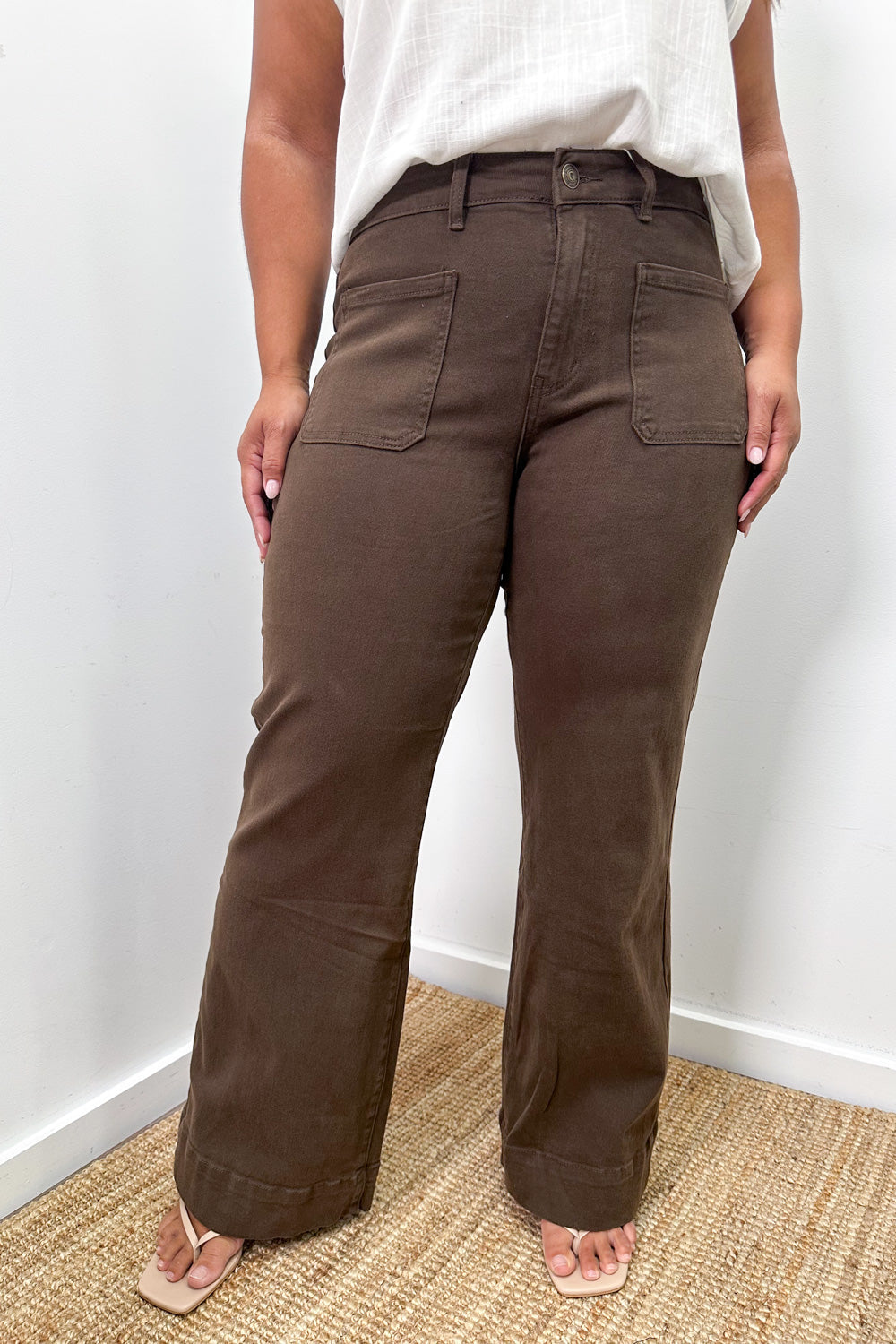 Chiara | Jeans Donna a Vita Alta e Gamba Larga