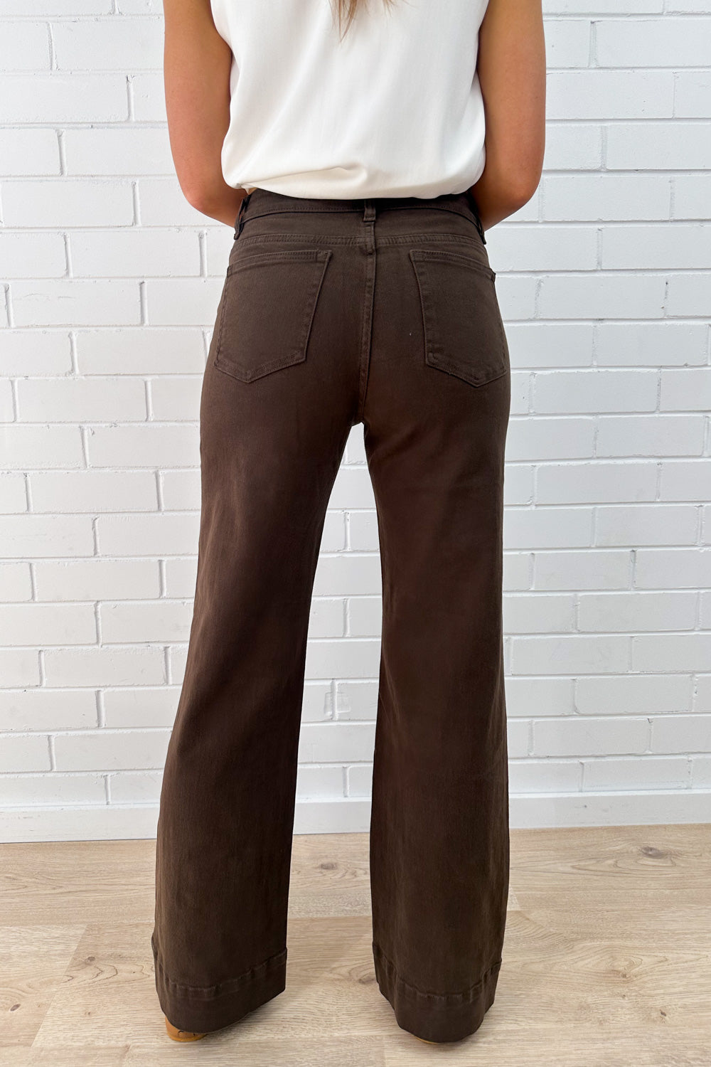 Chiara | Jeans Donna a Vita Alta e Gamba Larga