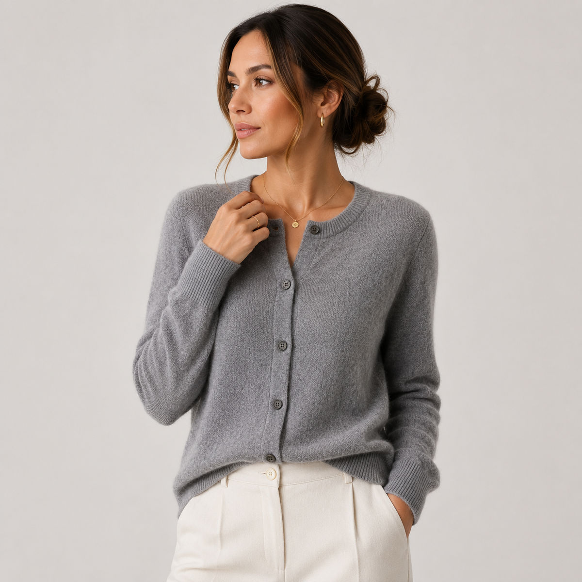 Diana | Cardigan Donna in Maglia con Bottoni