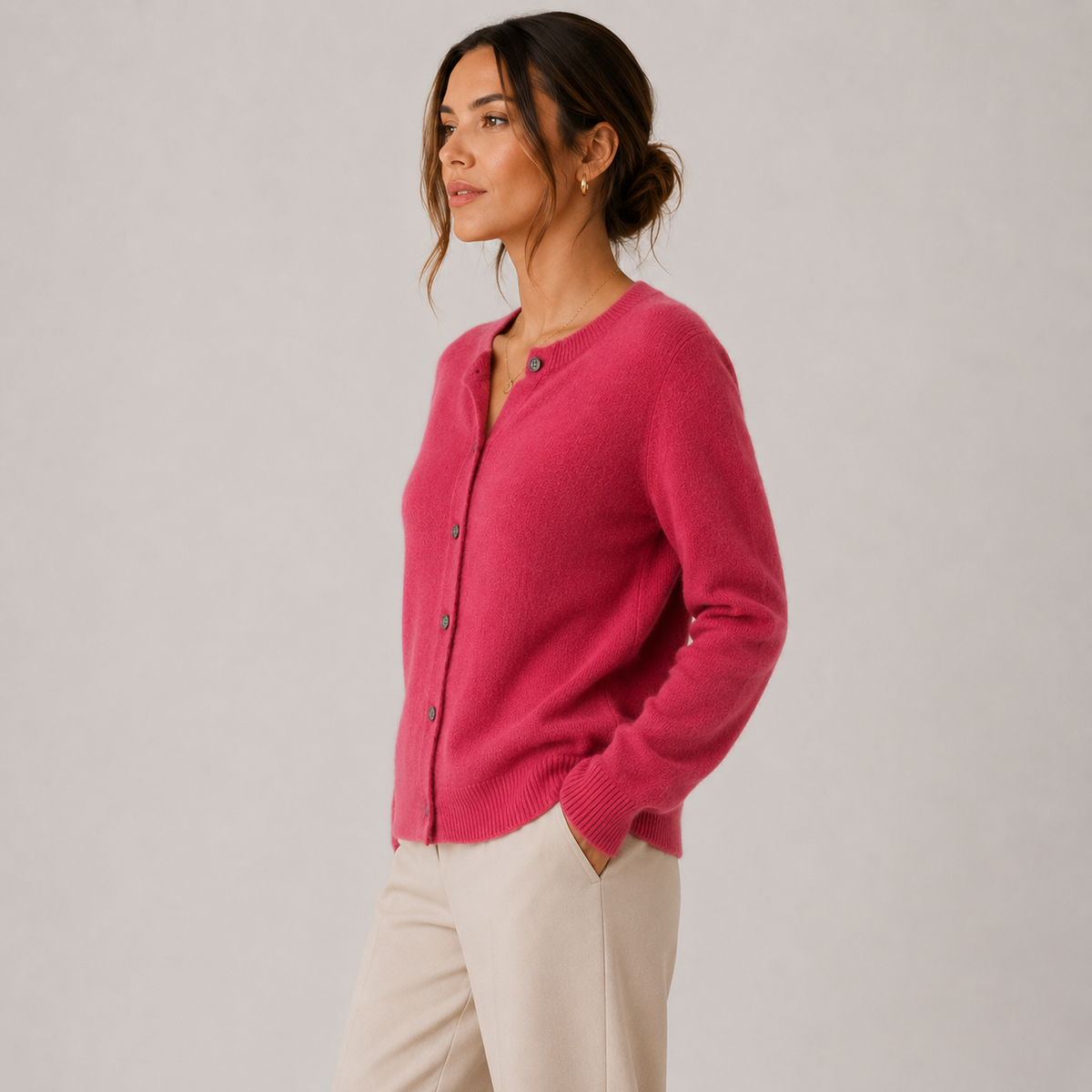 Diana | Cardigan Donna in Maglia con Bottoni