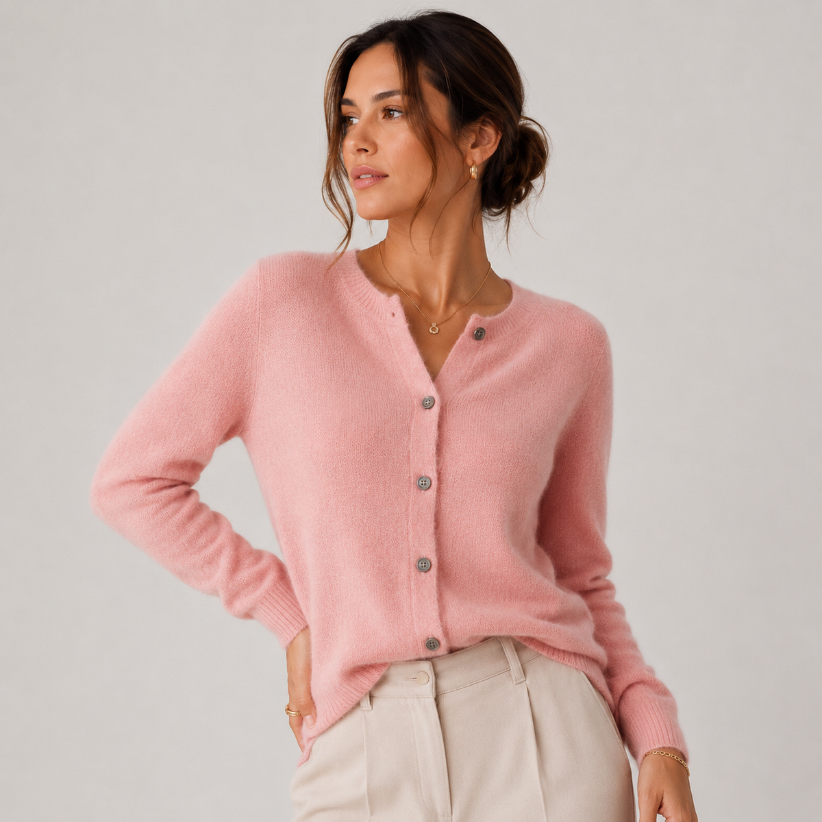 Diana | Cardigan Donna in Maglia con Bottoni