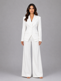 Completo donna 3 pezzi con pantaloni palazzo