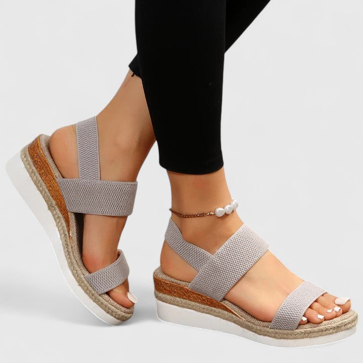 Mirella | Sandali Donna con Fasce Elastiche
