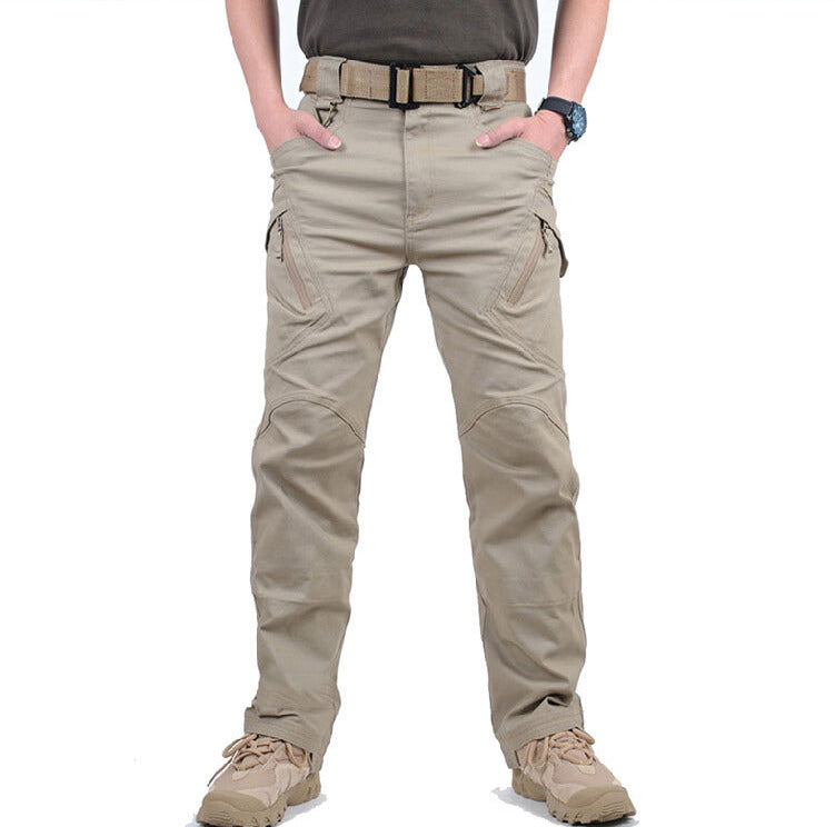 Pantaloni cargo uomo per il trekking con ginocchia rinforzate