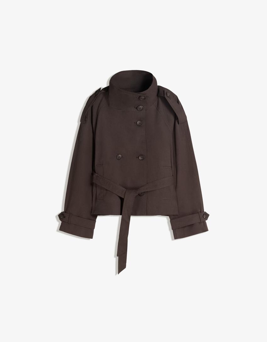 Trench da donna con cintura