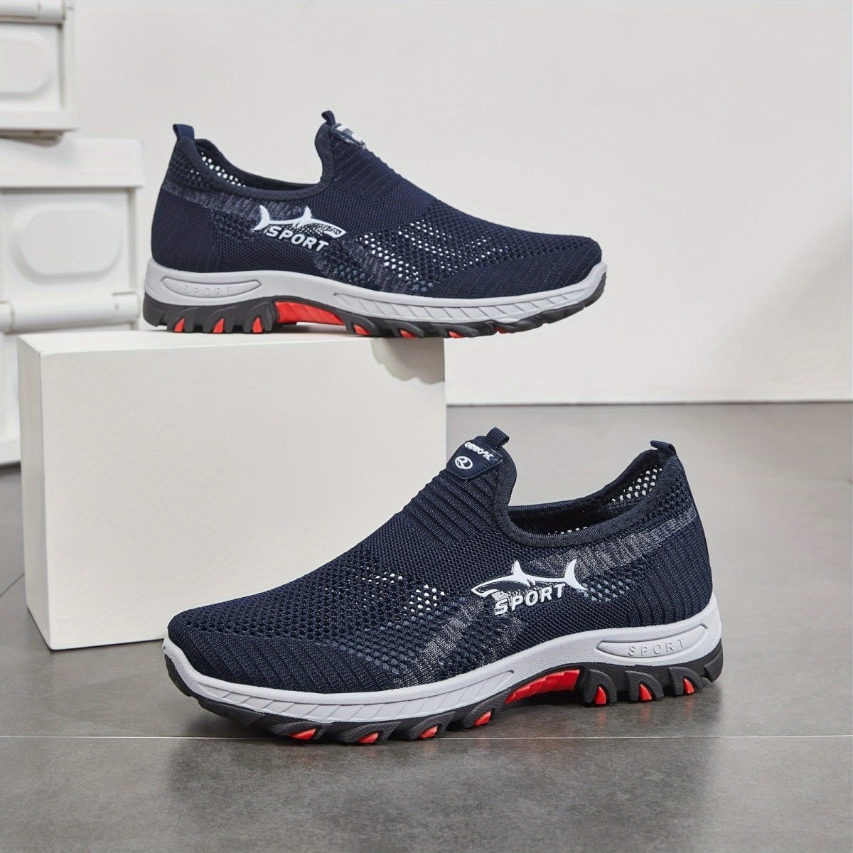 Scarpe uomo slip on con suola antiscivolo