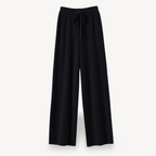 Pantaloni donna in maglia ampi con coulisse