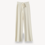 Pantaloni donna in maglia ampi con coulisse